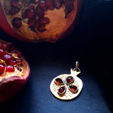 Golden Pomegranate Pendant
