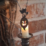Brass Turnip Jack-o-Lantern: Fang-tastic Face