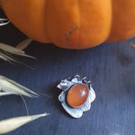 Great Pumpkin Pendant: Fang-tastic Face (tiny!)
