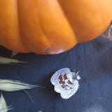 Great Pumpkin Pendant: Fang-tastic Face (tiny!)
