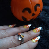 Candy Corn stacking ring sets