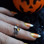 Candy Corn stacking ring sets