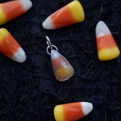 Candy Corn Pendant