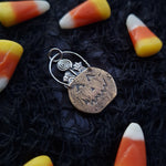 Pumpkin Bucket Pendant: Spikey Smile
