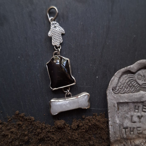 A Grave Scene Pendant