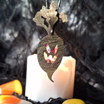Brass Turnip Jack-o-Lantern: Fang-tastic Face