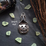 Pumpkin Witch Pendants