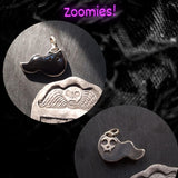 Skelekitty Ghost Kitty Pendants
