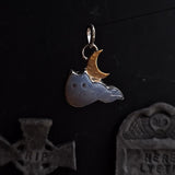 Walpurgisnacht Ghost Kitty Pendant