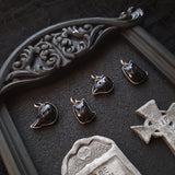 Skelekitty Ghost Kitty Pendants