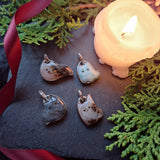 Yule Kitten Ghost Kitty Pendants