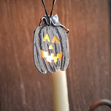 Haunted Great Pumpkin Pendant: Traditional Grin