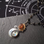 Celestial Duality (ring or pendant)