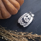 Haunted Great Pumpkin Pendant: Traditional Grin