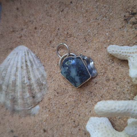 Watery Graves Pendant: Dendritic Agate