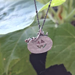 Summer Pumpkin Pendant - Traditional Grin (horizontal)