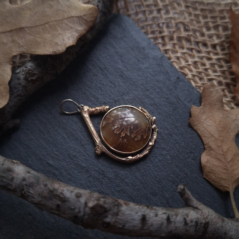 Immortal Golden Oak Pendant