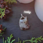 Yule Kitten Ghost Kitty Pendants