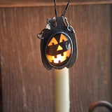 Haunted Great Pumpkin Pendant: Traditional Grin