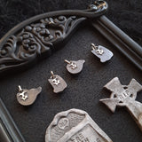 Skelekitty Ghost Kitty Pendants