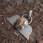 Prepare Ye to Follow Me Pendant: Graveyard Point Plume Agate