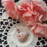 Purrfect Valentine - Ghost Kitty Pendant