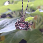 Summer Pumpkin Pendant - Traditional Grin (horizontal)