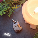 Yule Kitten Ghost Kitty Pendants