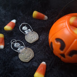 Pumpkin Bucket Pendants: Traditional Grin