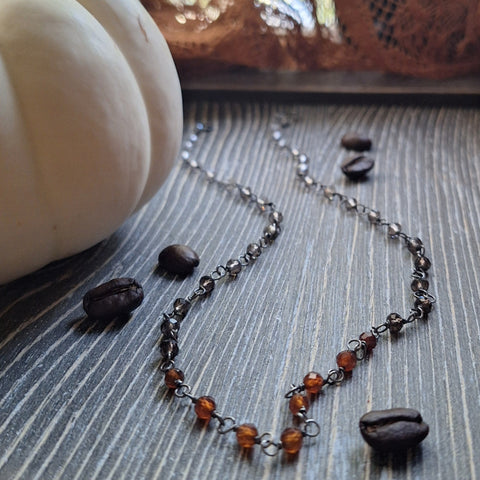 Pumpkin Spiced Gems Chain