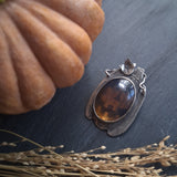 Haunted Great Pumpkin Pendant: Traditional Grin