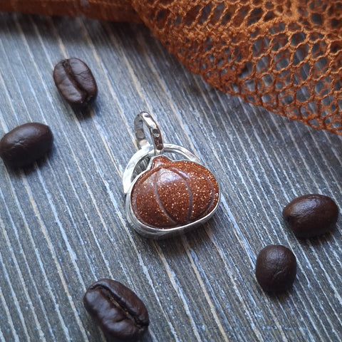 Pumpkin Sparkles Pendant