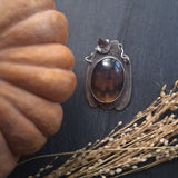 Haunted Great Pumpkin Pendant: Traditional Grin