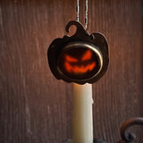 Damien's Devious Pumpkin Pendant