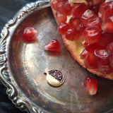 Jeweled Pomegranate Ring - finished to order