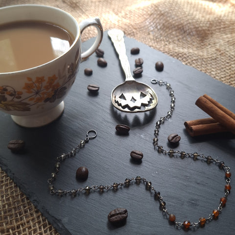 Pumpkin Spiced Gems Chain