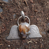 Prepare Ye to Follow Me Pendant: Graveyard Point Plume Agate