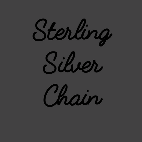 Sterling Silver Chain (add-on item)